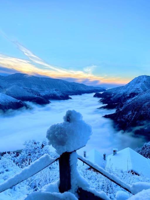 Chalet Les 3 Flocons Roure Buitenkant foto