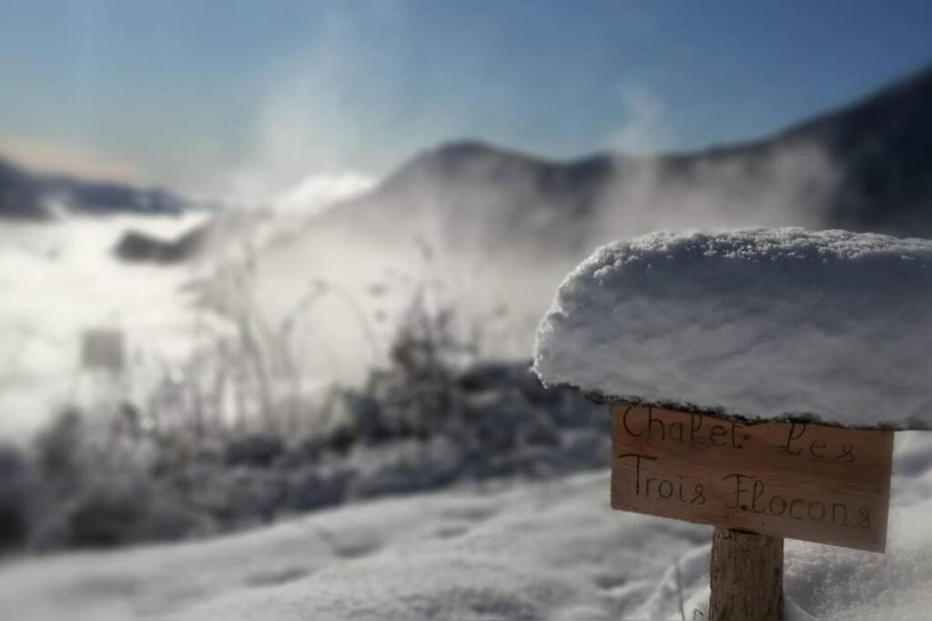 Chalet Les 3 Flocons Roure Buitenkant foto